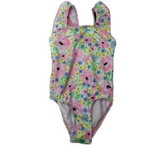 CROWN & IVY Kids Floral SPF Swimsuit 3T